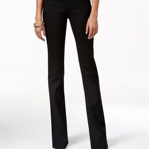 Black boot cut jeans